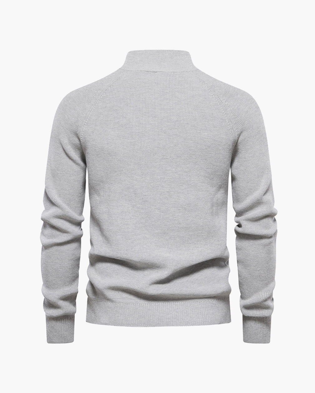 Men’s Half-Zip Cotton Sweater
