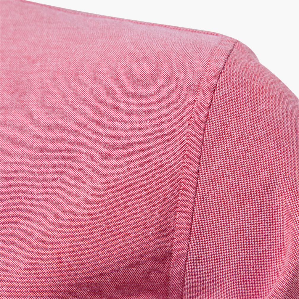 Men’s Slim-Fit Long-Sleeve Cotton Blend Shirt
