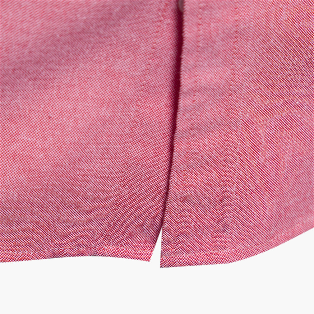 Men’s Slim-Fit Long-Sleeve Cotton Blend Shirt
