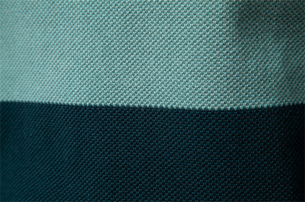 Colorblock Half-Zip Stand Collar Sweater