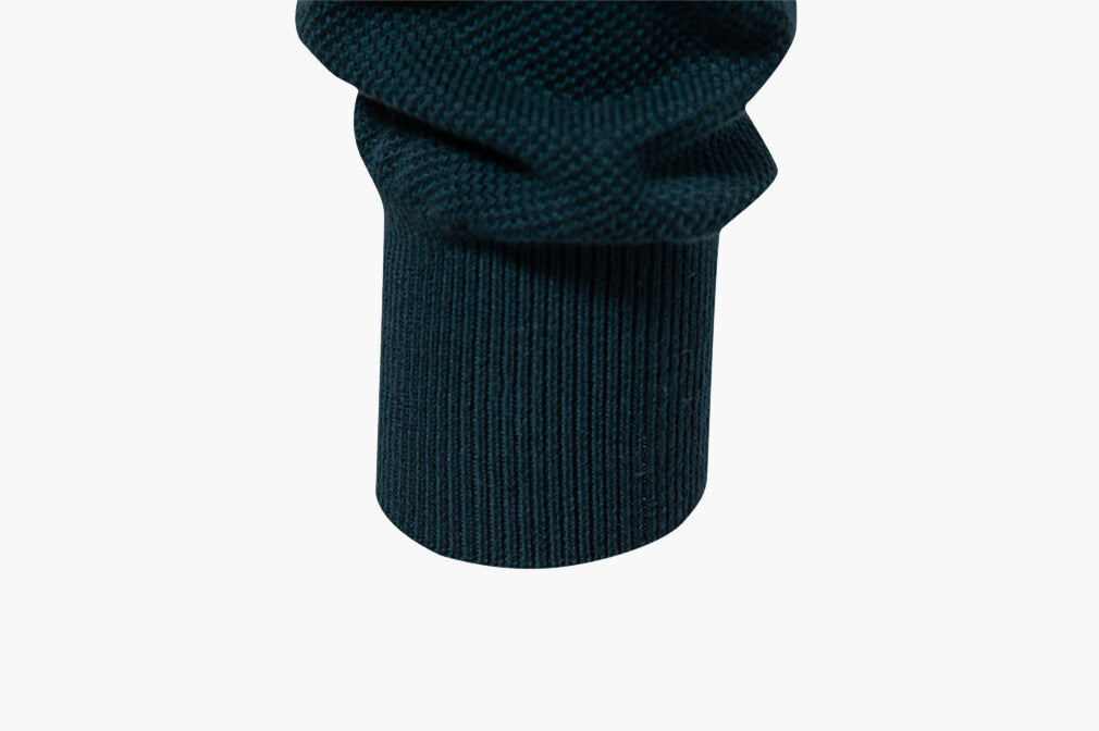 Colorblock Half-Zip Stand Collar Sweater