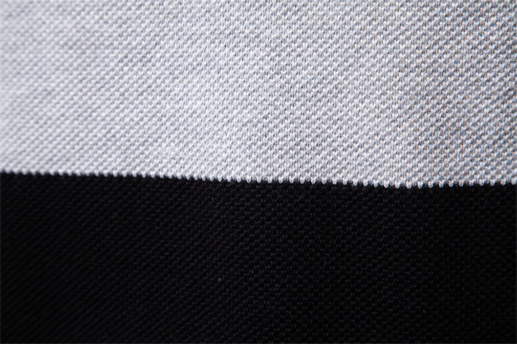 Colorblock Half-Zip Stand Collar Sweater