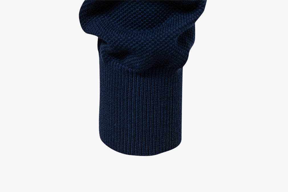 Colorblock Half-Zip Stand Collar Sweater