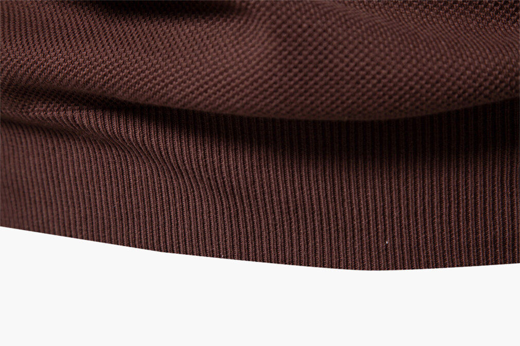 Colorblock Half-Zip Stand Collar Sweater