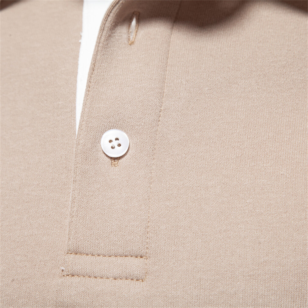 Men’s Long-Sleeve Polo Sweatshirts