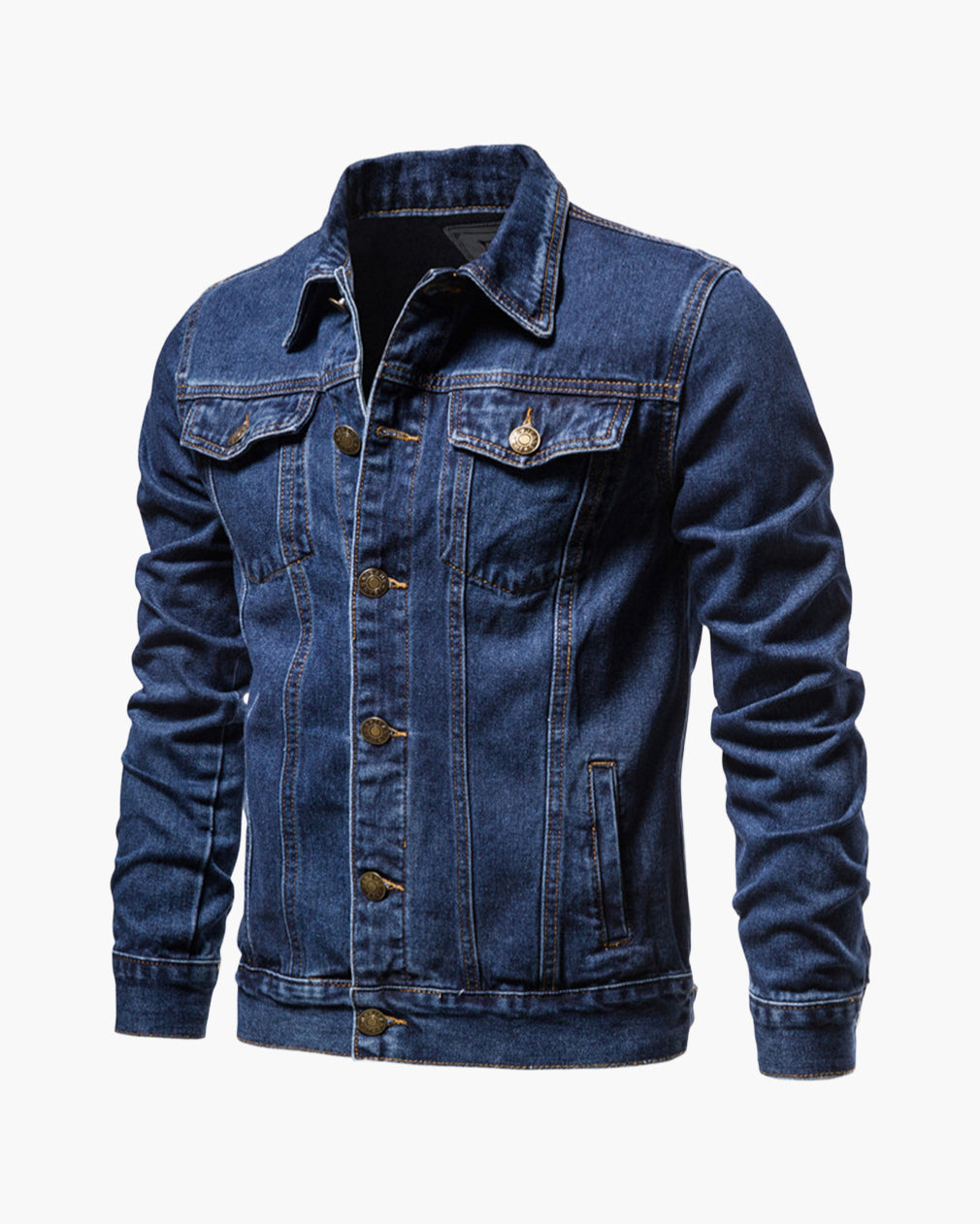Men’s Casual Cotton Blend Denim Jacket