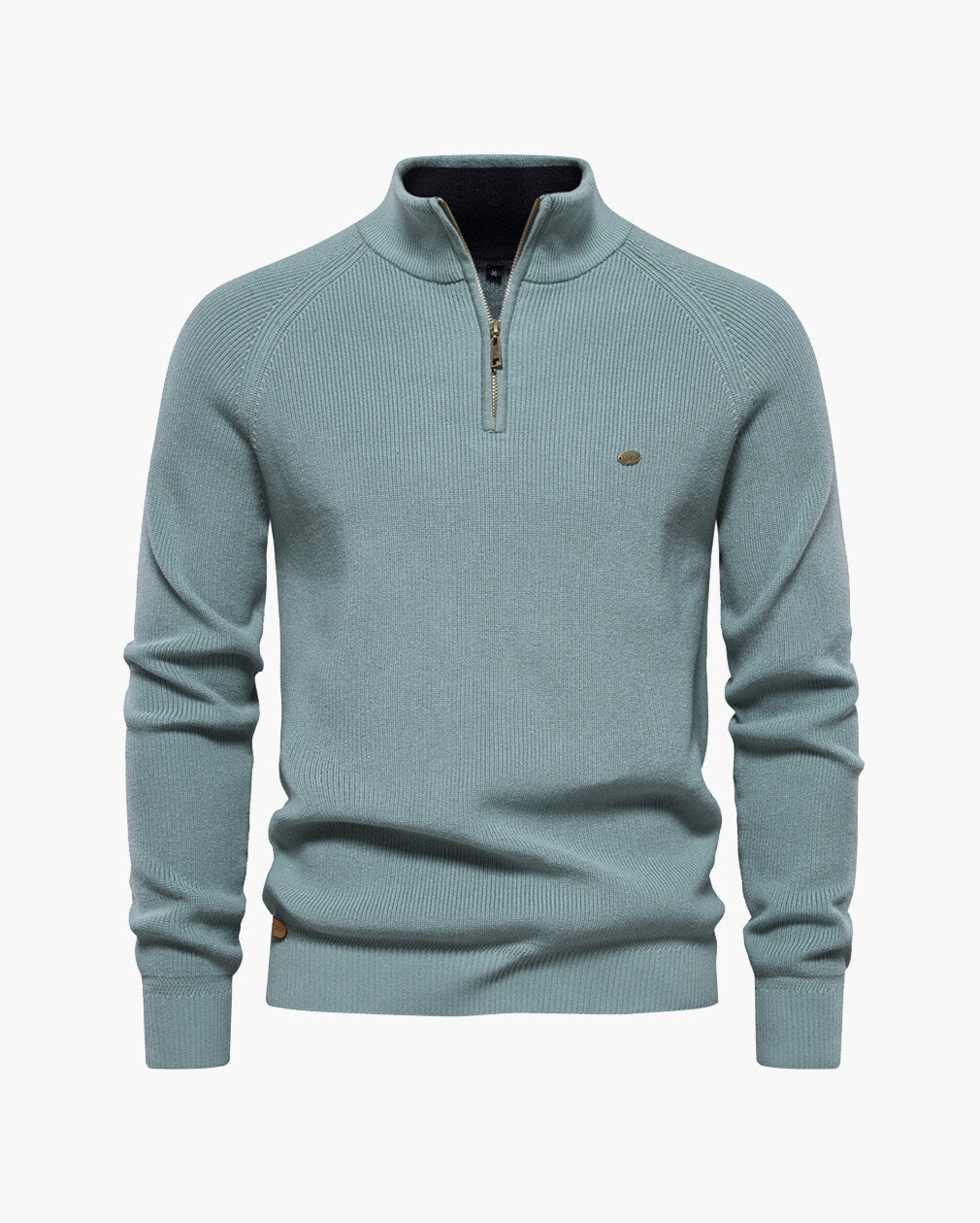 Men’s Half-Zip Cotton Sweater
