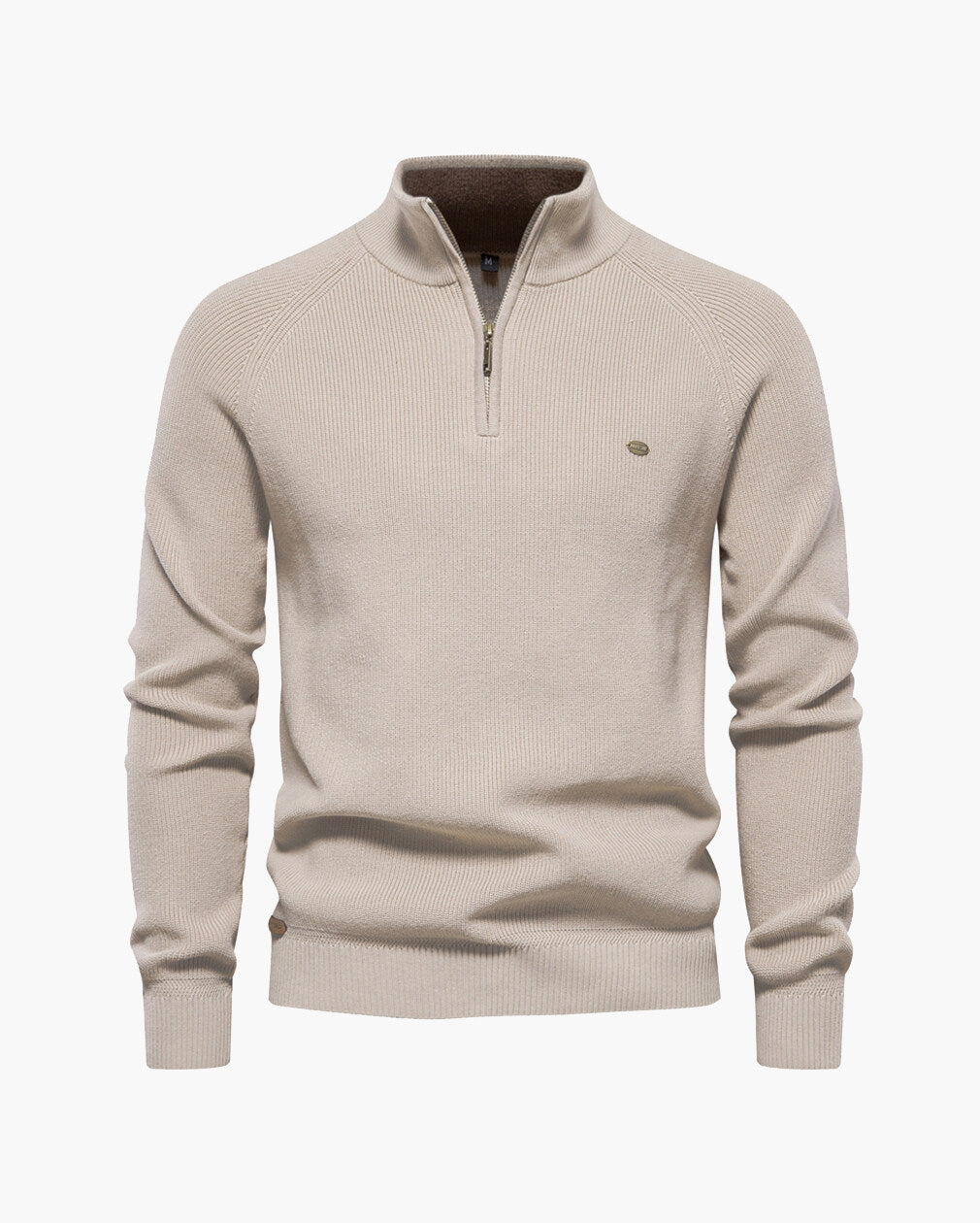 Men’s Half-Zip Cotton Sweater