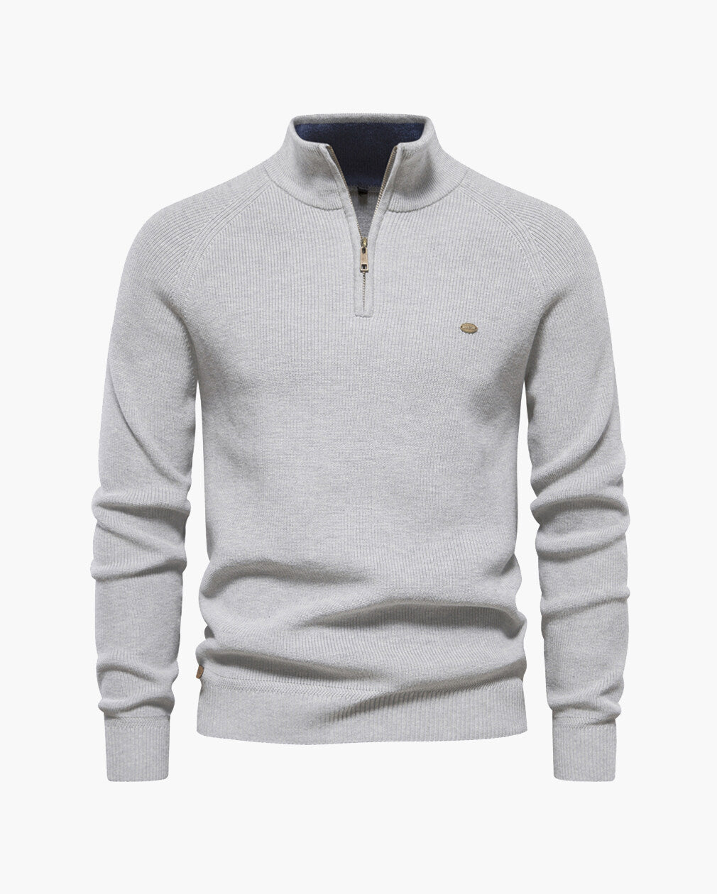 Men’s Half-Zip Cotton Sweater