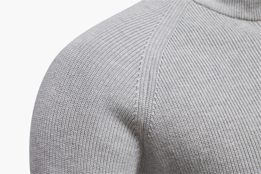 Men’s Half-Zip Cotton Sweater
