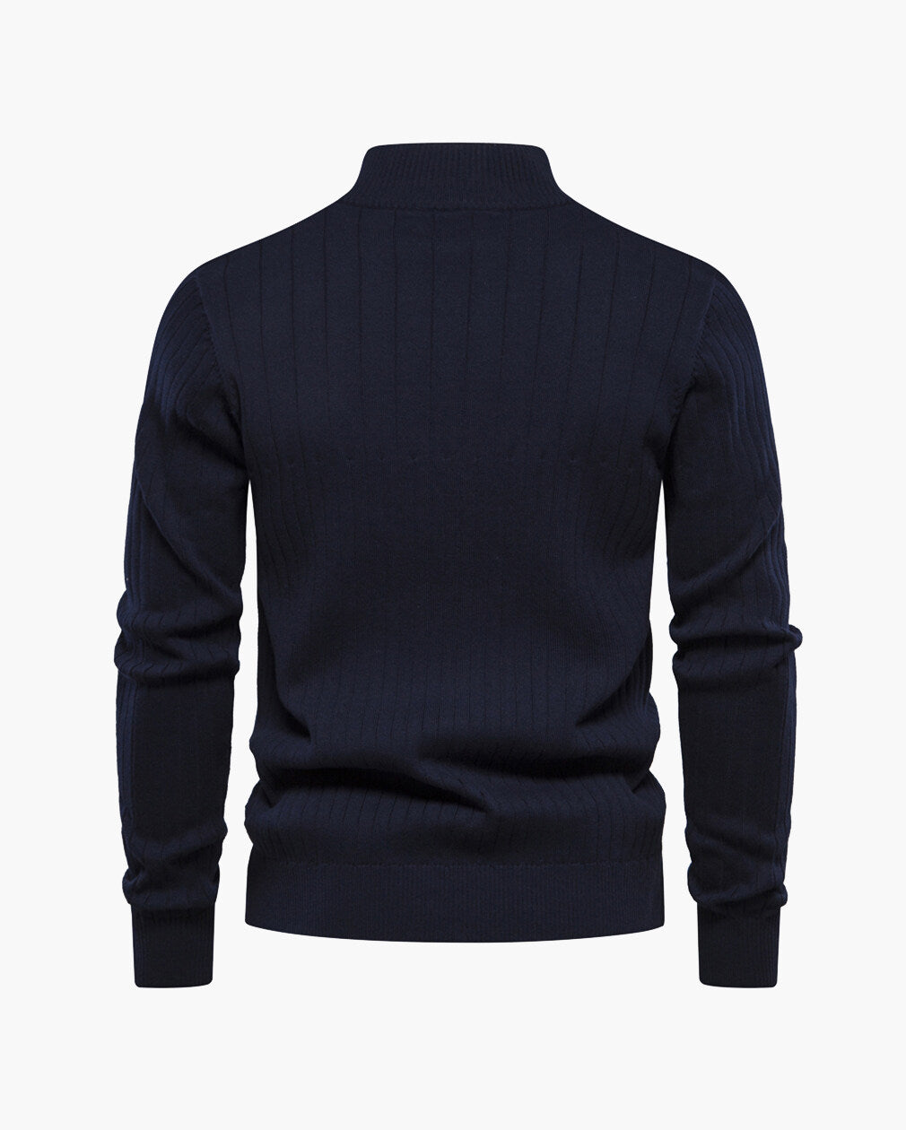 Men’s Half-Zip Stand Collar Sweater