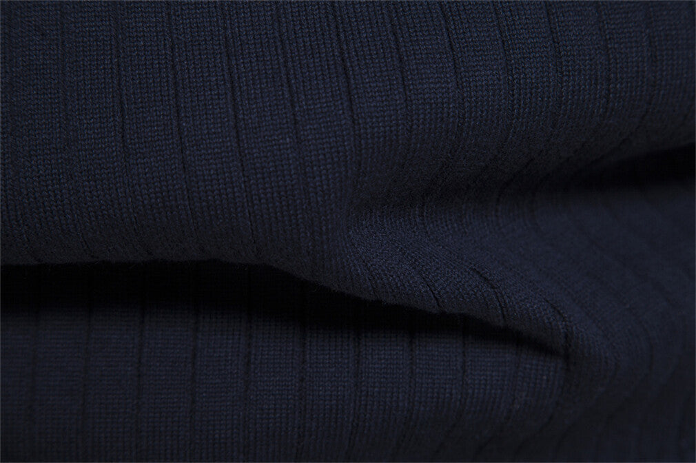 Men’s Half-Zip Stand Collar Sweater