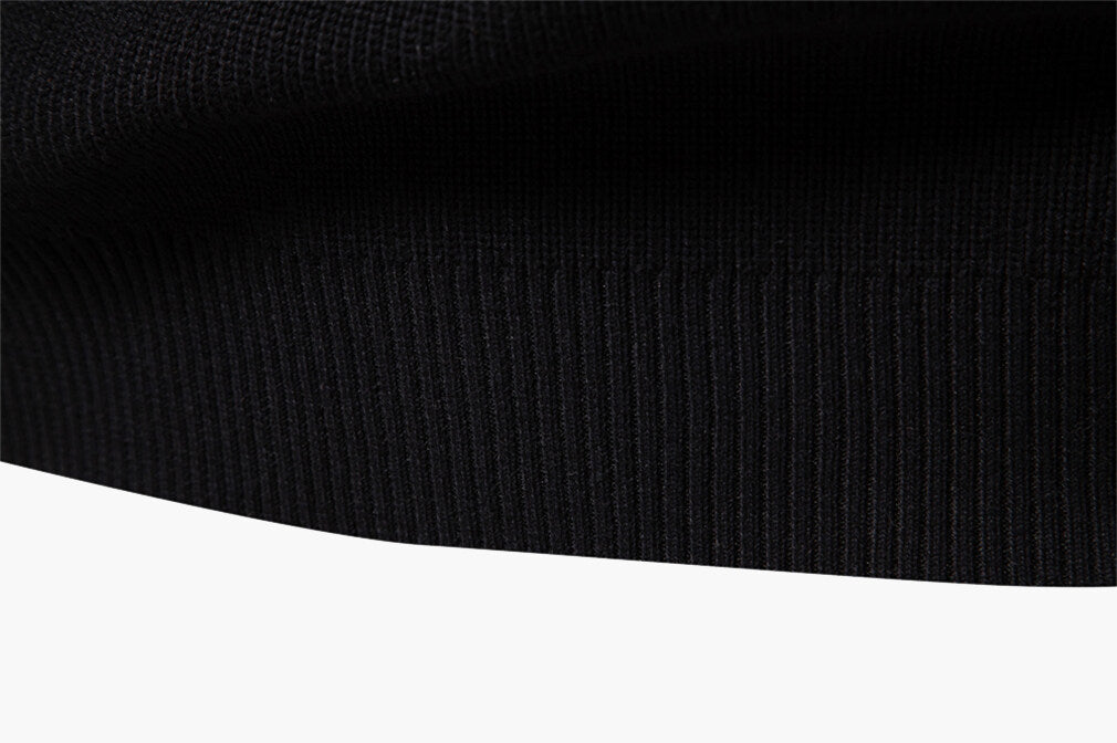 Men’s Quarter-Button Knit Pullover Sweater