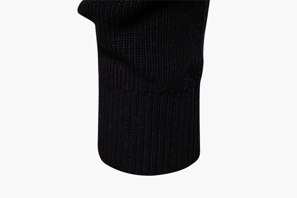 Men’s Quarter-Button Knit Pullover Sweater