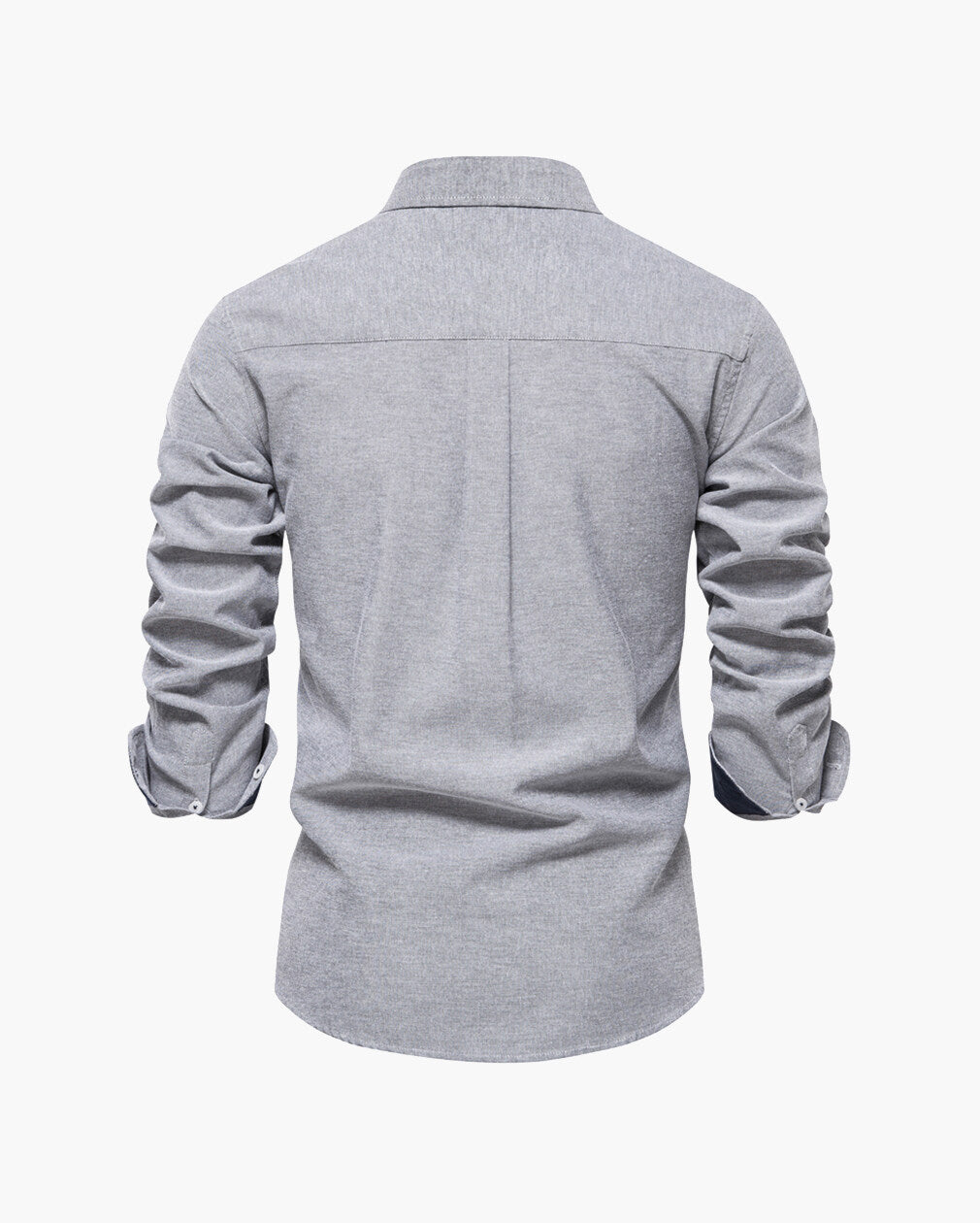 Men’s Slim-Fit Long-Sleeve Cotton Blend Shirt