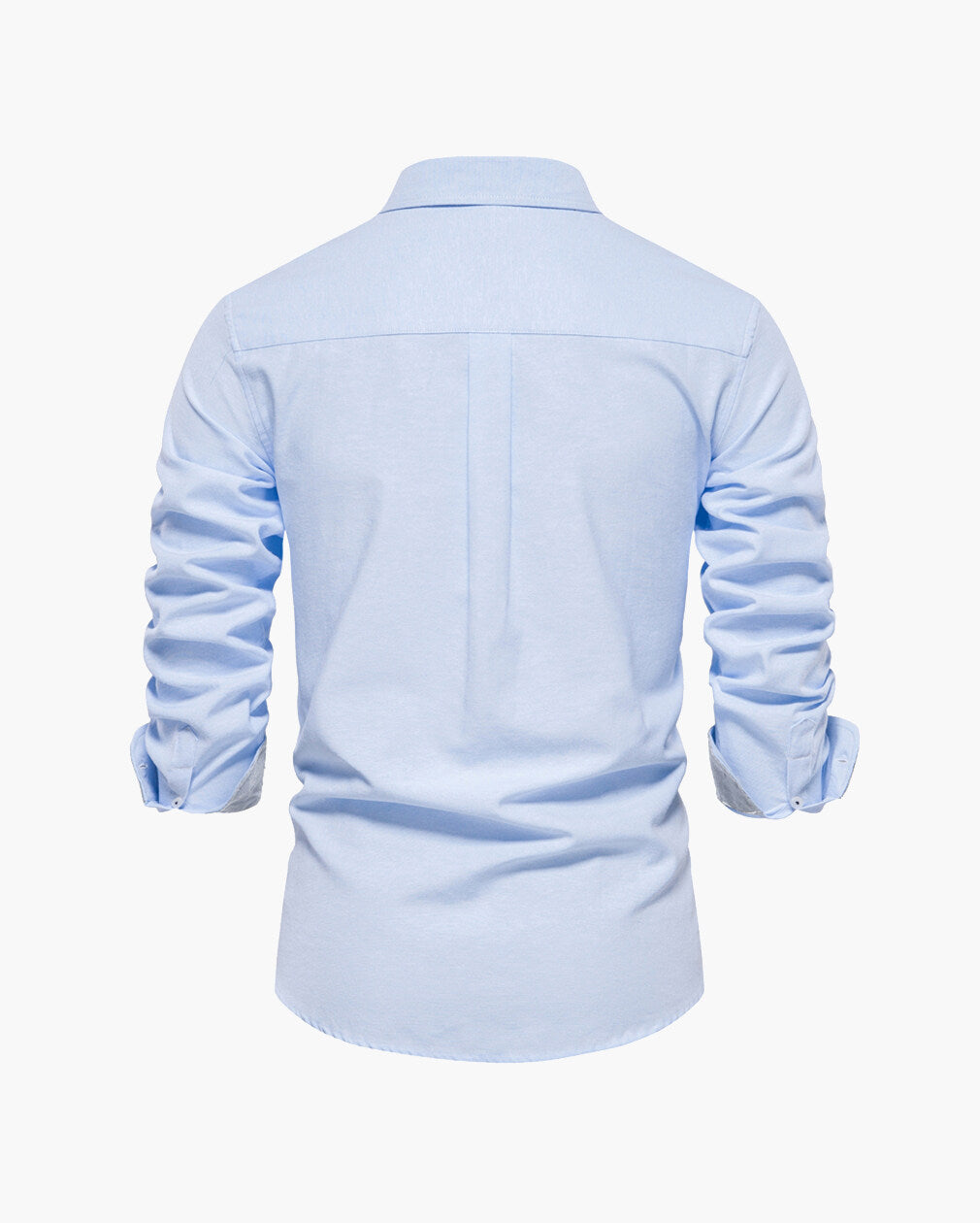 Men’s Slim-Fit Long-Sleeve Cotton Blend Shirt