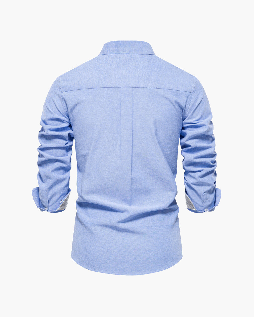 Men’s Slim-Fit Long-Sleeve Cotton Blend Shirt