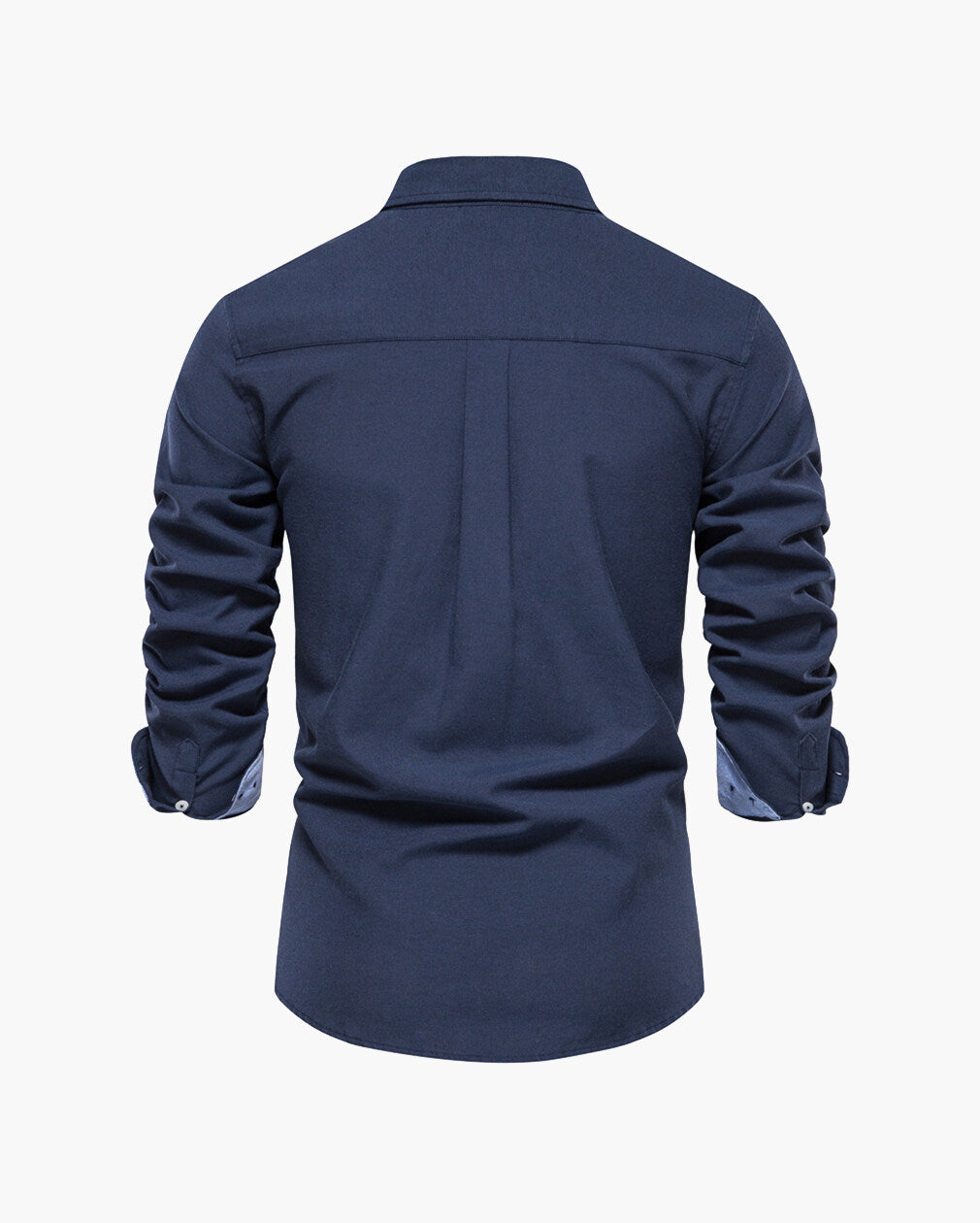 Men’s Slim-Fit Long-Sleeve Cotton Blend Shirt