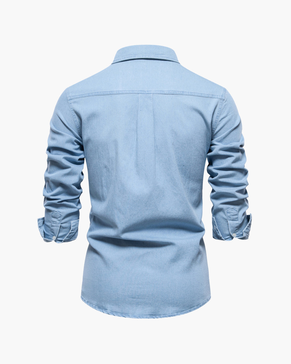 Men’s Slim Fit Stretch Denim Shirt