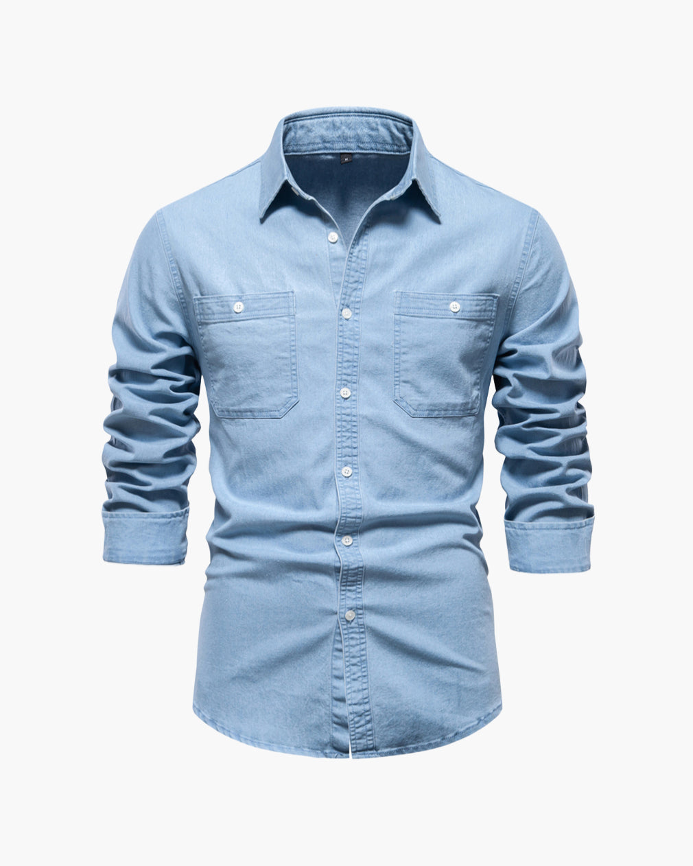 Men’s Slim Fit Stretch Denim Shirt