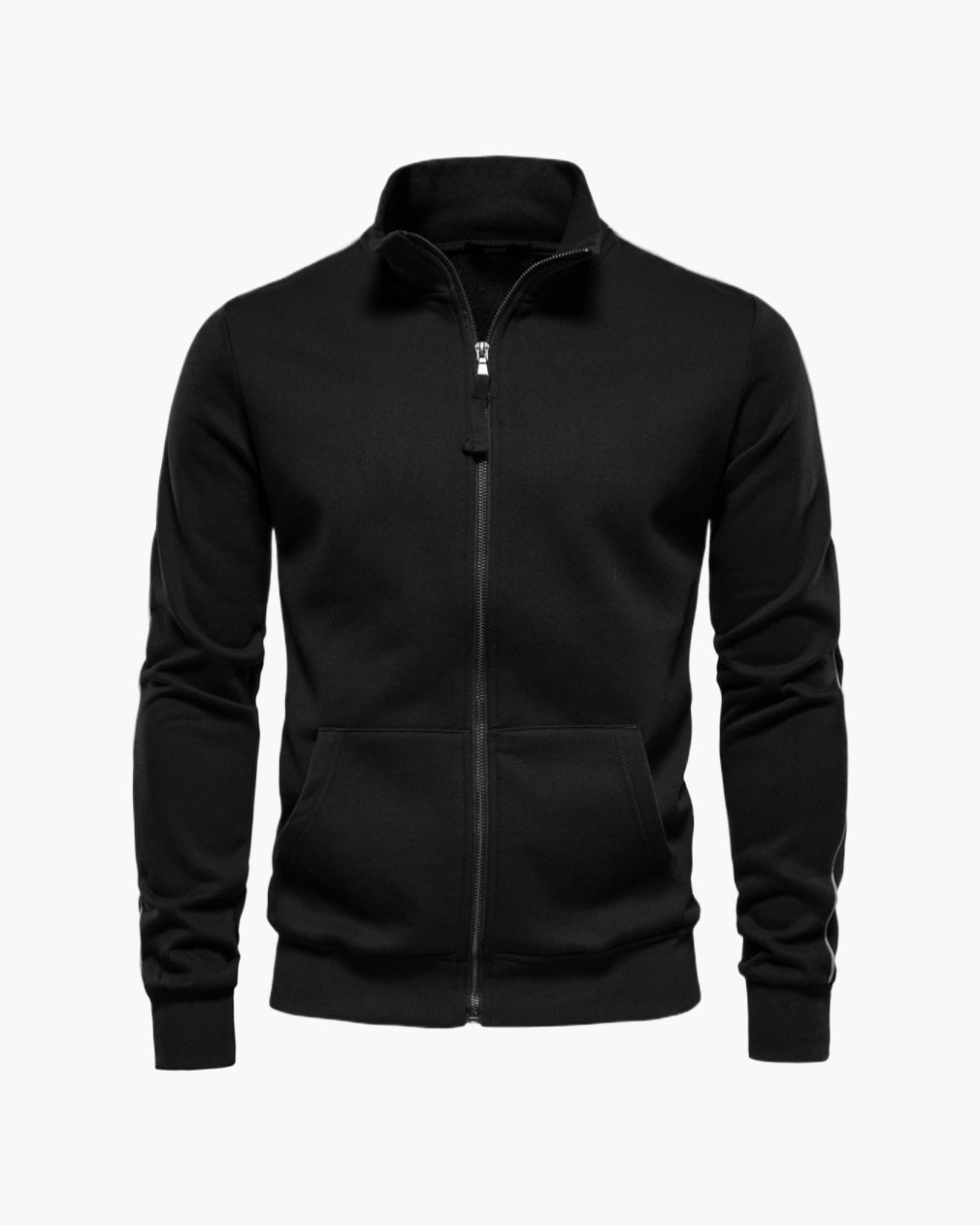 Men’s Zip-Up Stand Collar Sweatshirt