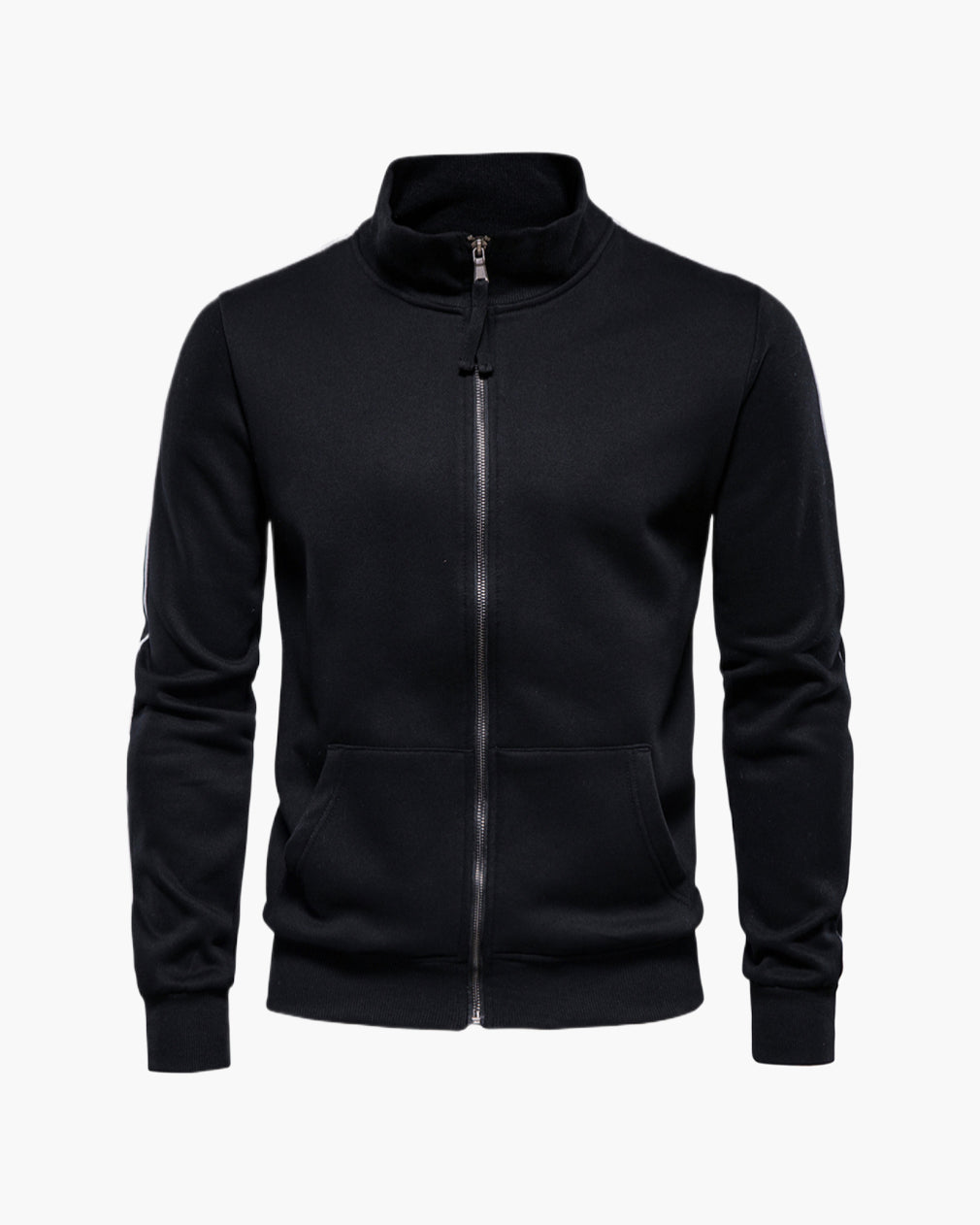Men’s Zip-Up Stand Collar Sweatshirt