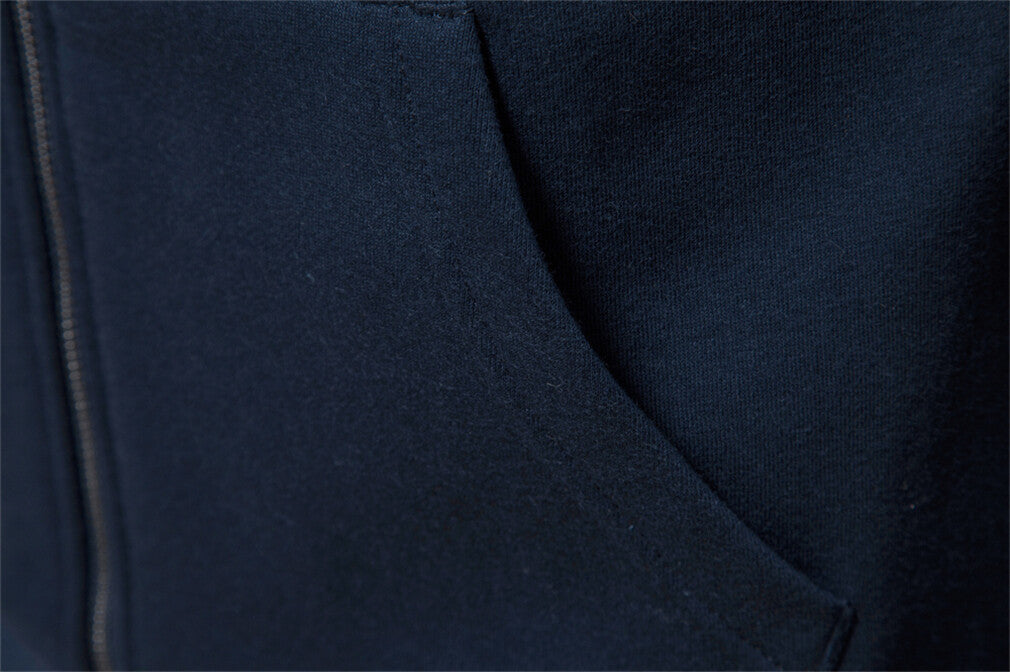 Men’s Zip-Up Stand Collar Sweatshirt