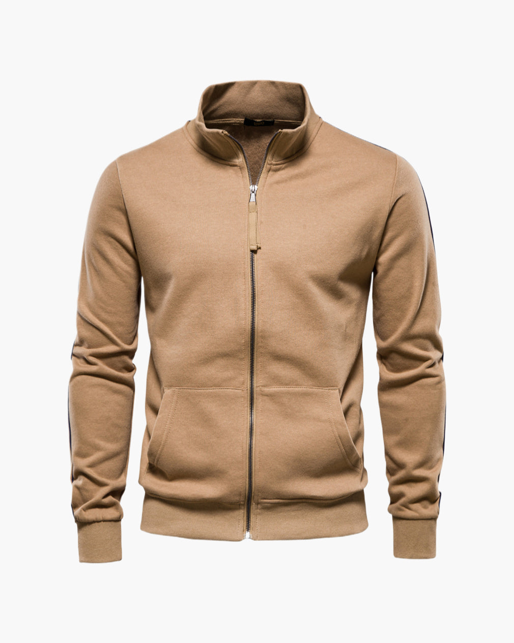 Men’s Zip-Up Stand Collar Sweatshirt