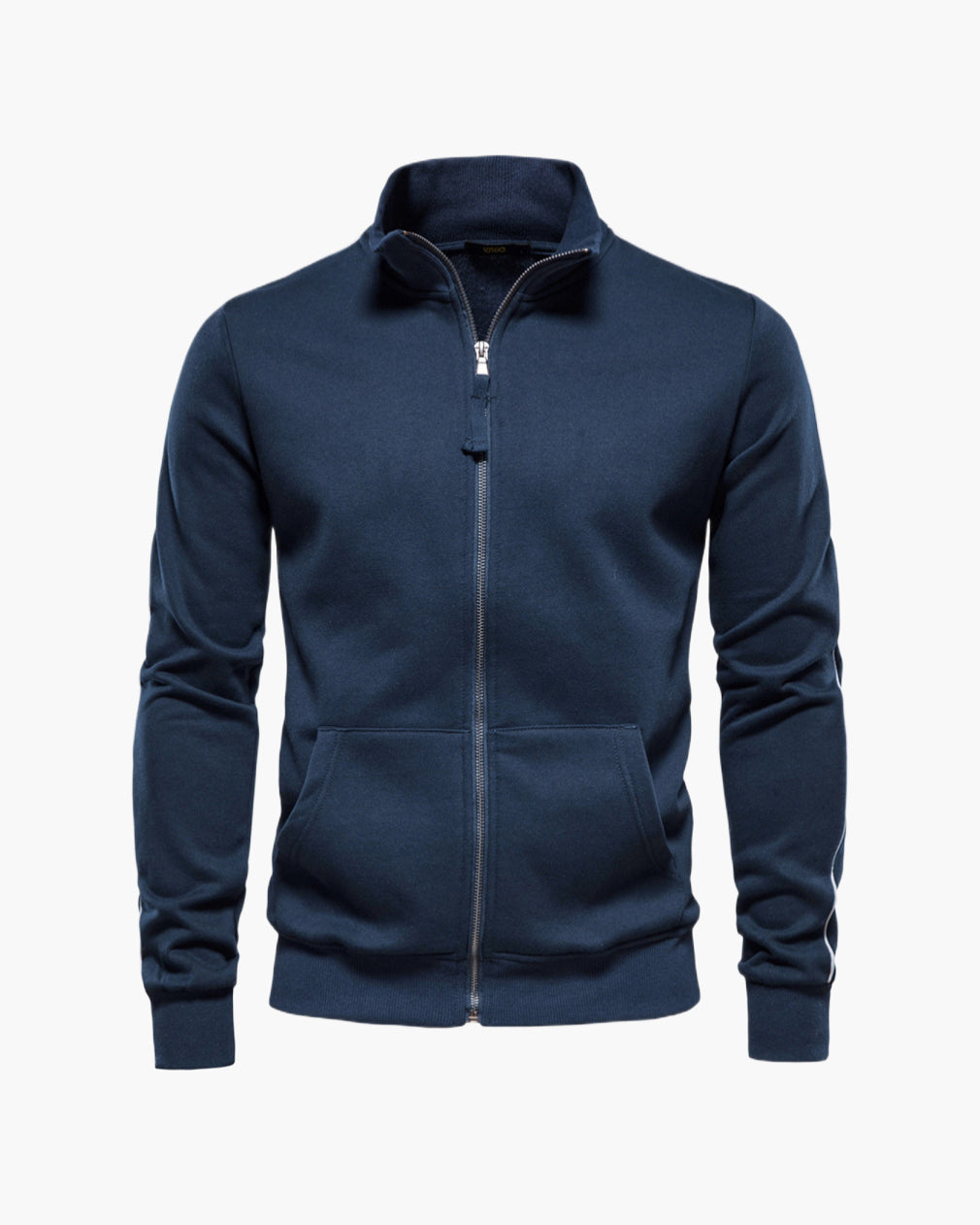 Men’s Zip-Up Stand Collar Sweatshirt
