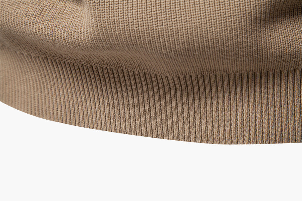 Men’s Quarter-Button Knit Pullover Sweater