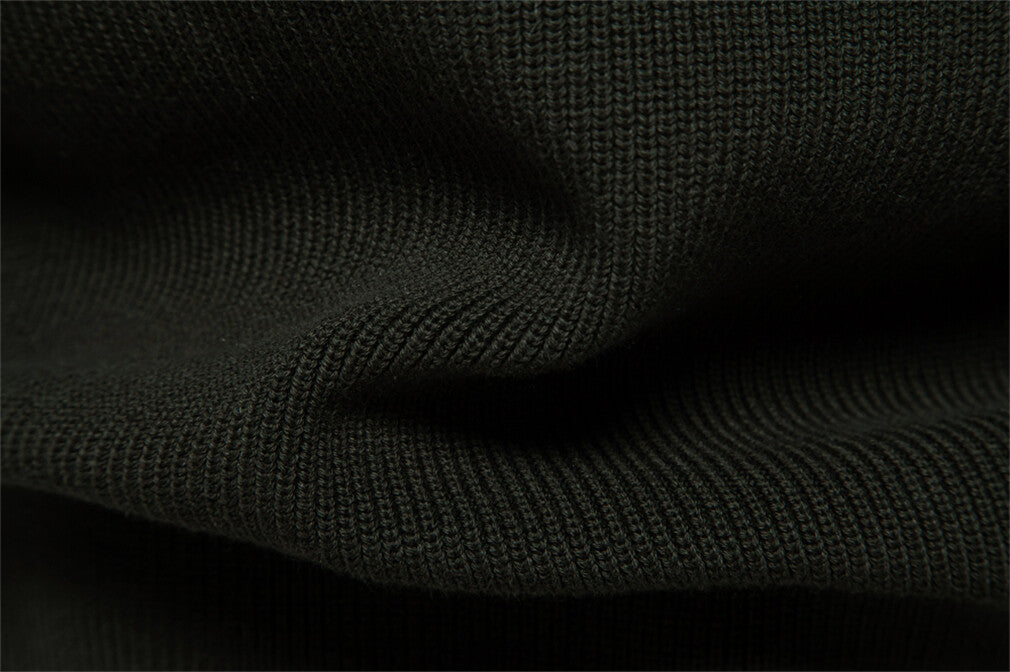 Men’s Quarter-Button Knit Pullover Sweater