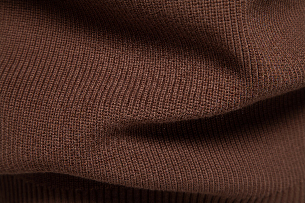 Men’s Quarter-Button Knit Pullover Sweater