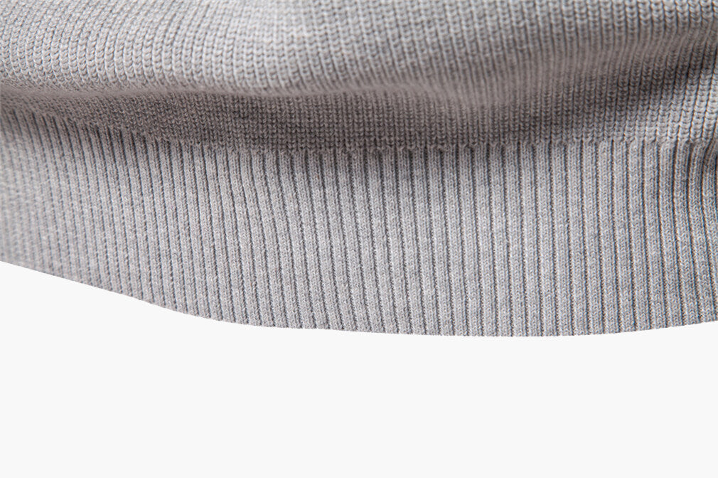 Men’s Quarter-Button Knit Pullover Sweater