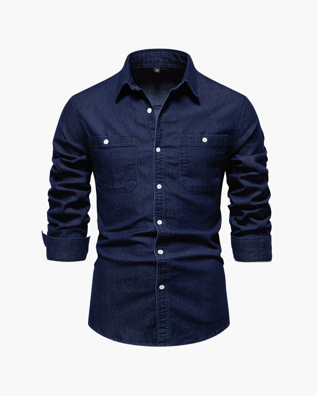 Men’s Slim Fit Stretch Denim Shirt