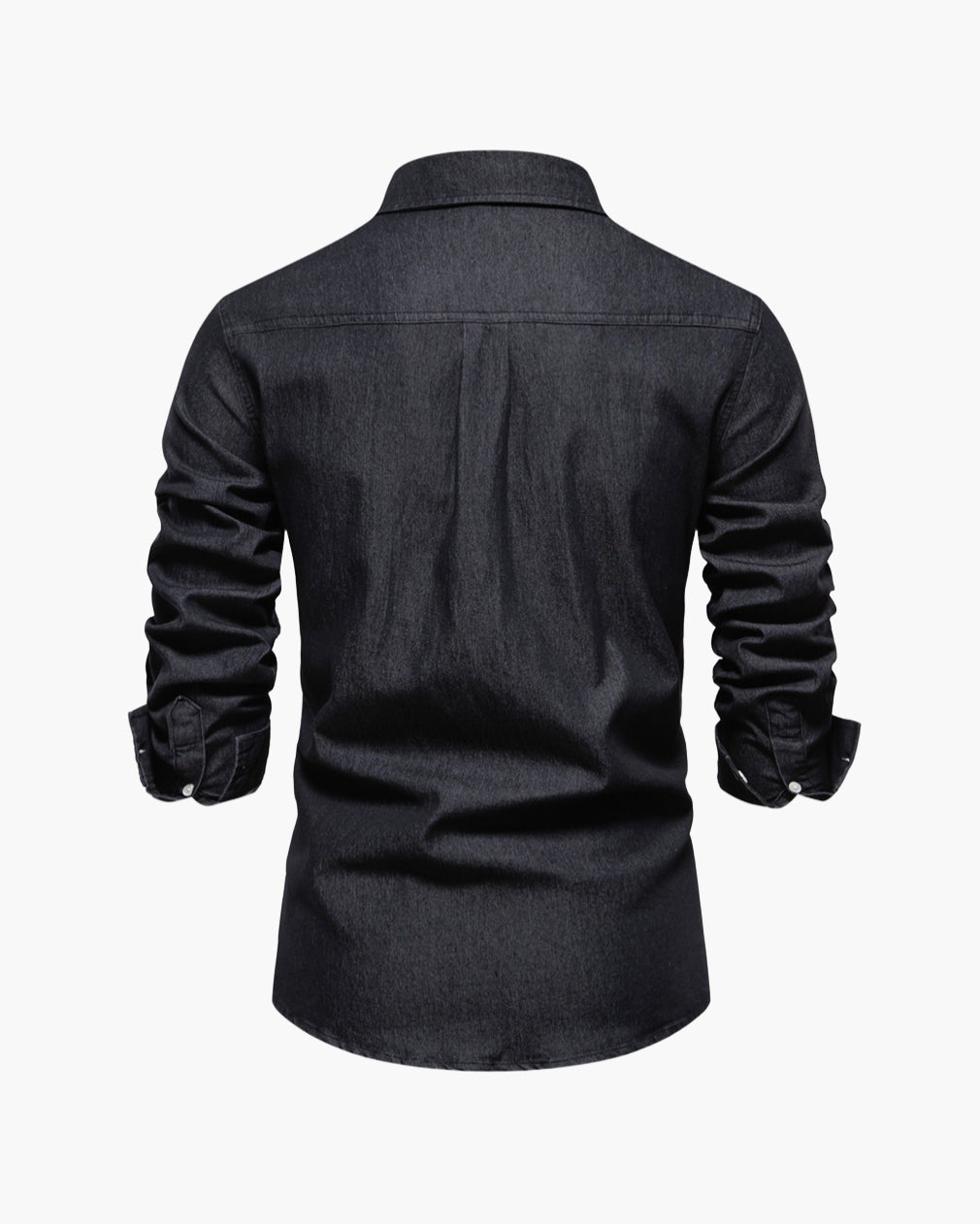 Men’s Slim Fit Stretch Denim Shirt