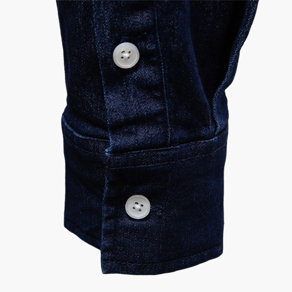 Men’s Slim Fit Stretch Denim Shirt