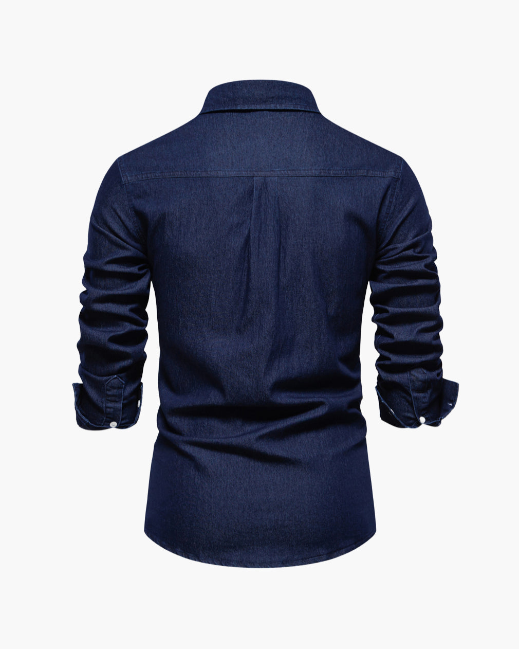 Men’s Slim Fit Stretch Denim Shirt