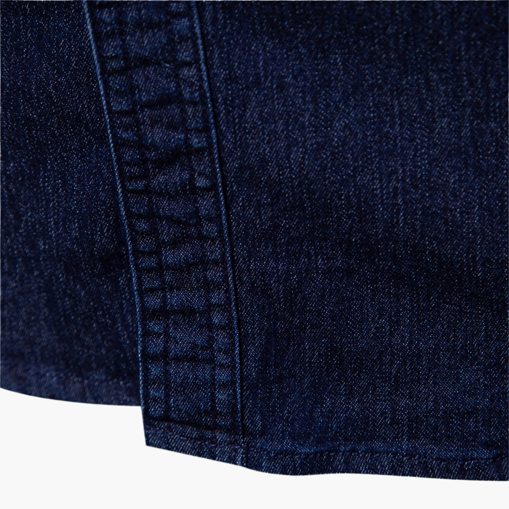 Men’s Slim Fit Stretch Denim Shirt