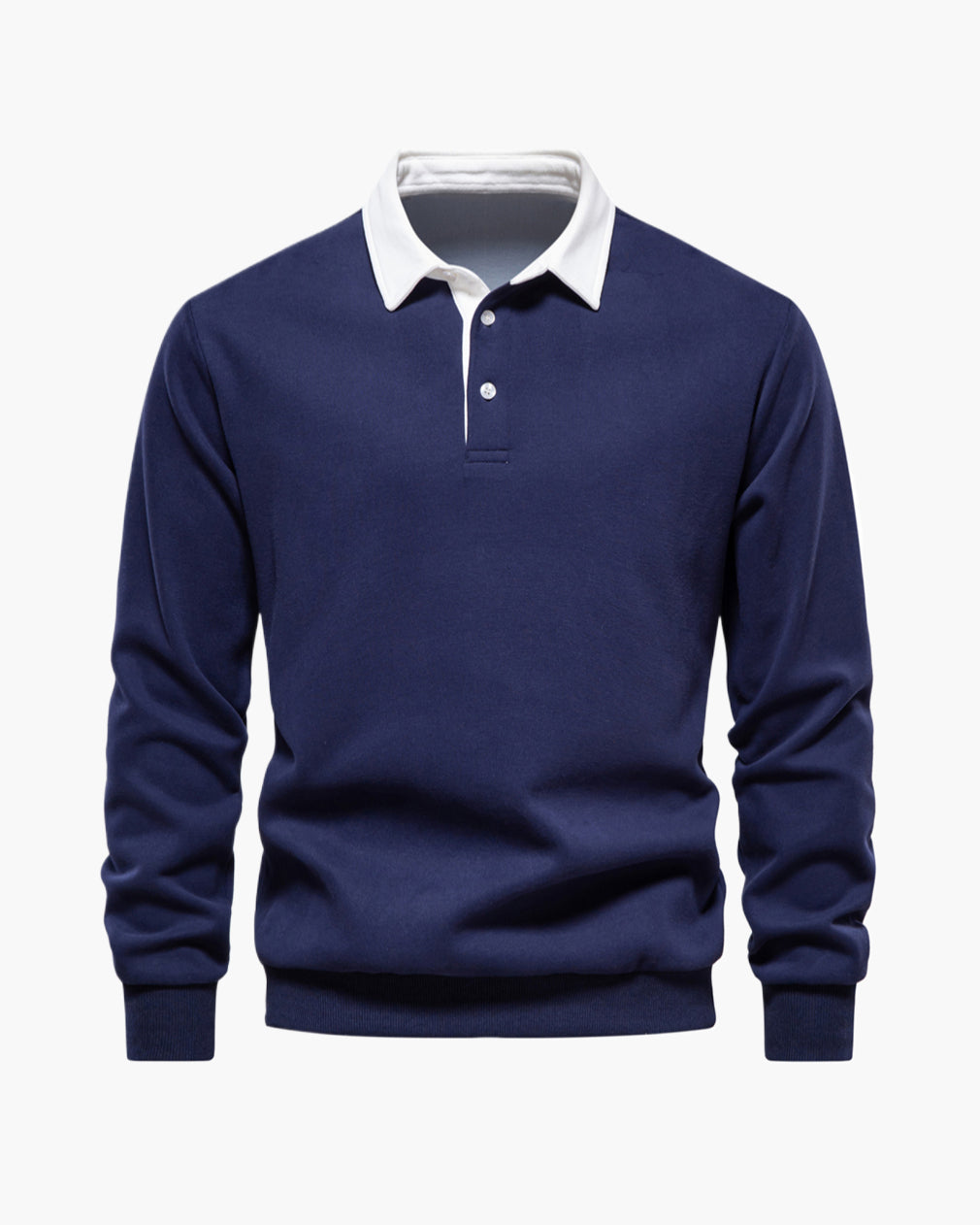 Men’s Long-Sleeve Polo Sweatshirts