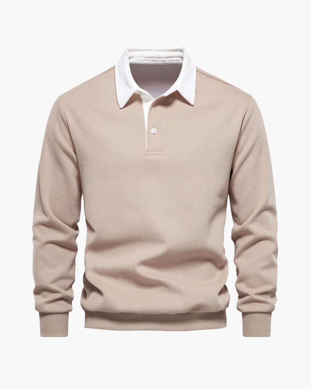 Men’s Long-Sleeve Polo Sweatshirts