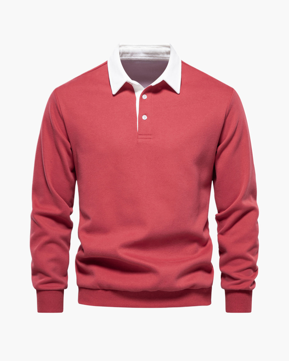 Men’s Long-Sleeve Polo Sweatshirts