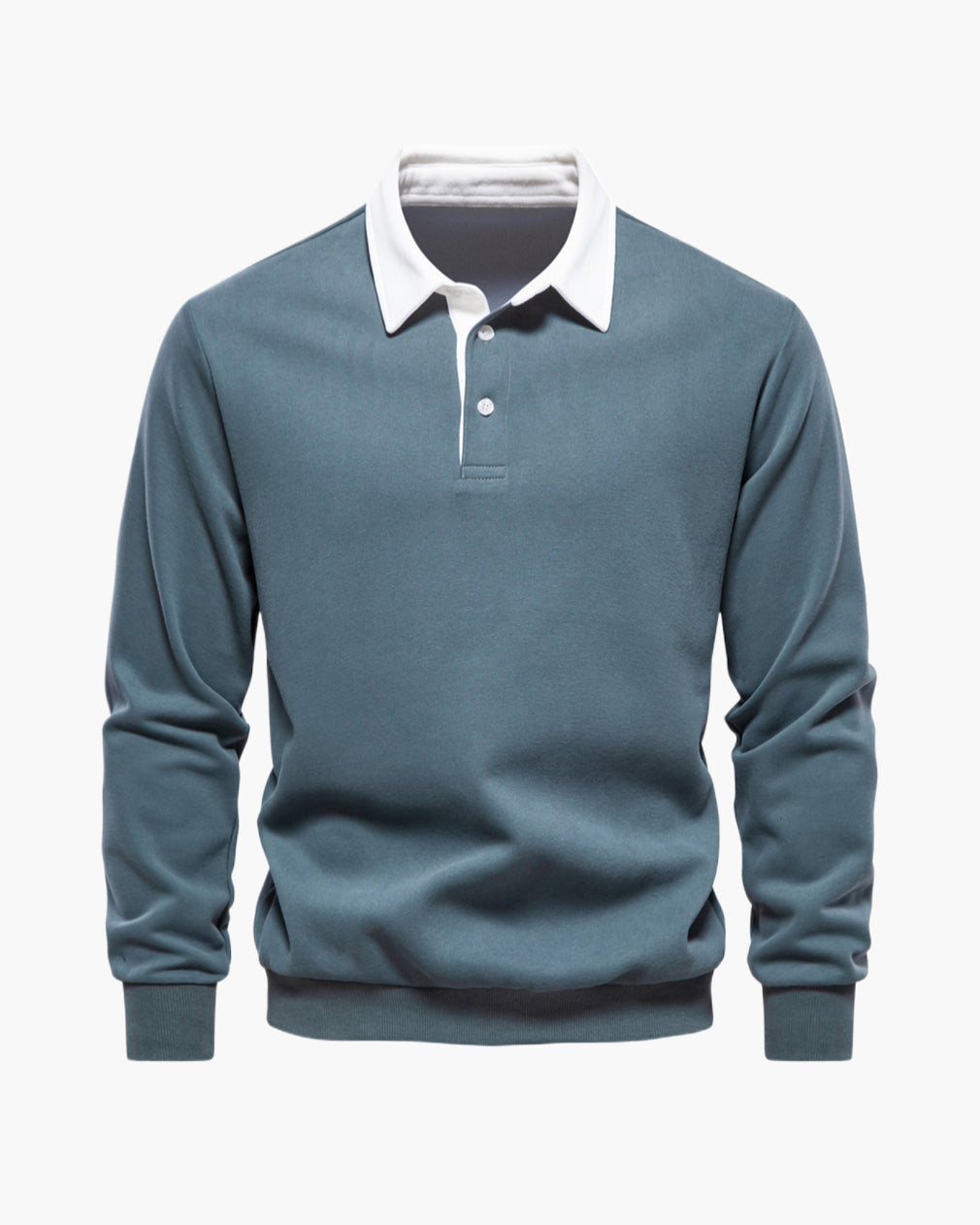 Men’s Long-Sleeve Polo Sweatshirts