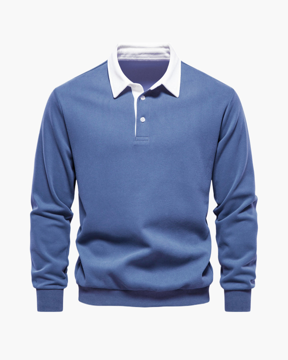Men’s Long-Sleeve Polo Sweatshirts