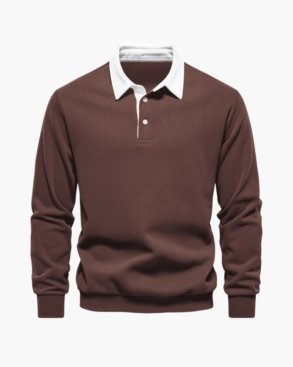 Men’s Long-Sleeve Polo Sweatshirts