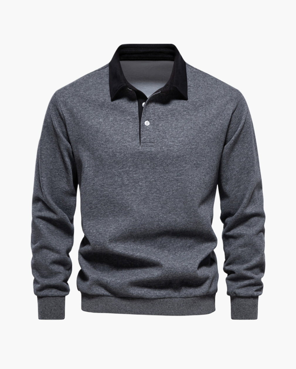 Men’s Long-Sleeve Polo Sweatshirts